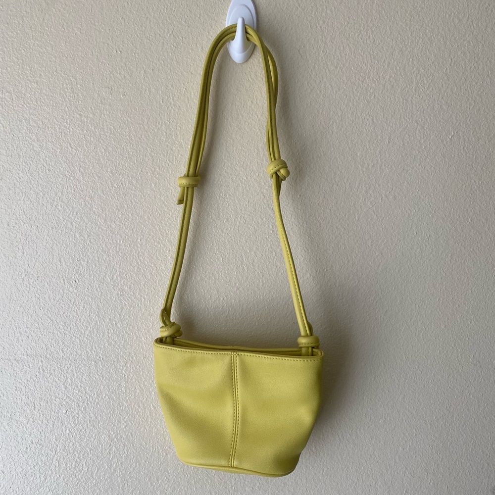 Urban Outfitters Yellow Mini Knot Bag/Purse